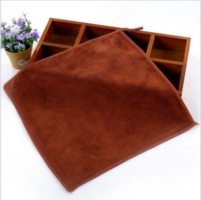 China Viable Wholesale Microfiber Fiber Cleaning Cloth Cellulose Color Square Microfiber Kitchen Towels Superfine Bath Towels for sale