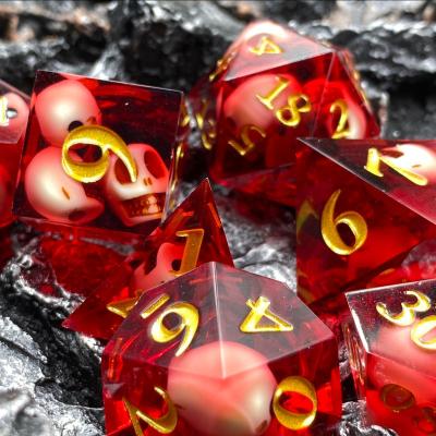 China DND Games Dice Bulk Mix 25 mm Dice Set d10 Custom 6 Sided Wholesale RPG Games Dice for sale