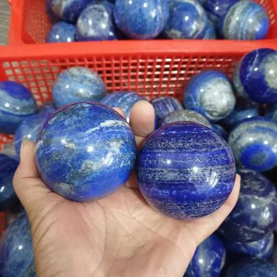 China 2022 hot sale china sphere stone ball healing gemstone sphere reiki sphere natural magic ball lapis lazuli for sale