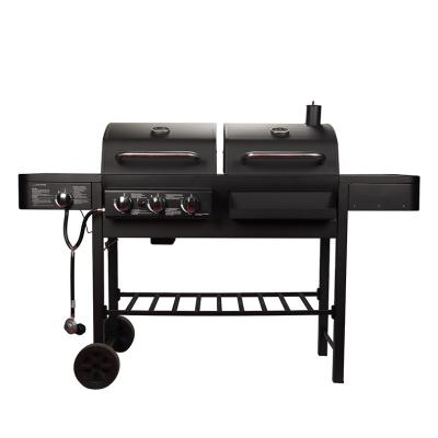 China Easily Assembled Modern Outdoor Cart Barbecue Grill With Side Burner For Family Gathering Commercial Party for sale