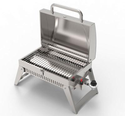 China Hot Selling Adjustable Height Amazon Stainless Steel Table Top GRILL Portable Gas Grills With Certificate for sale