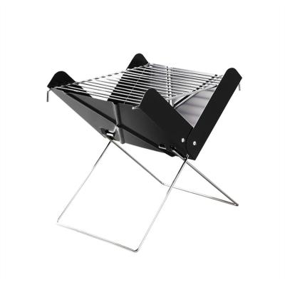 China 2021 Best Selling Outdoor Products Charcoal Grills Size Adjustable Folding Stainless Steel Barbecue Grills BBQ for sale