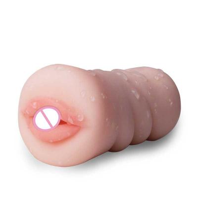 China Vaginal Anal Sex Male Masturbator Real Silicone Soft And Odorless Artificial Vagina Real Silicone Pussy Mouth Masturbation Cup Oral Sex Toys For Men for sale