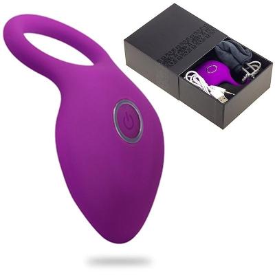 China Silicone Clitoris Stimulator Penis Ring Vibrating G Spot Sex Toys For Couples Vibro Delay Lick Vagina Orgasm Lock Fine Sleeve Vibrator for sale