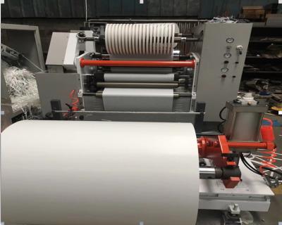 China LC-FQ-C700 paper straw slitting rewinding machine hydraulic loading unwinding 3 servo or 4 servo motor for sale