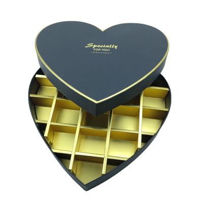 China Recycled Materials Size Wholesale Creative Empty Gift Chocolate Box For Candy Sweet Cake Wedding Party Favor Luxury Chocolate Packaging Box for sale