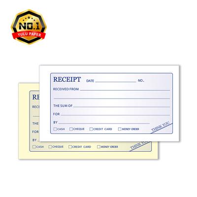 China paper & Cardboard China Factory Yulu Brand Accept Custom Carbonless Bill Book Receipt Book for sale