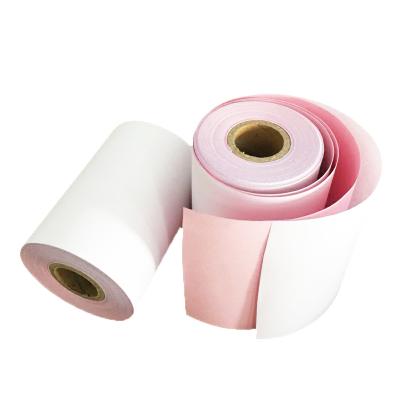 China Good price& 100% Quality Office Supply 3ply Carbonless Paper Wood Pulp Wholesale Carbonless Paper Roll for sale