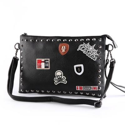 China New Daily Arrive Original Hip Hop Style Two Use Sling Leather Bag Two Sizes Clutch Handbag For Men for sale