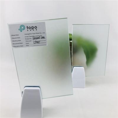 China Acid Frosting Opaque Yard 3mm-12mm Privacy Sheet Glass For Building (FG-TP) for sale