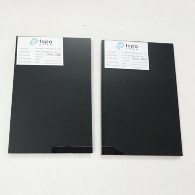 China High Quality 10mm Acid Etched Glass Black 12mm Float Glass For Building /Black (CB) Tempered Glass for sale