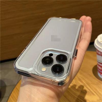 China Wholesale Shockproof Soft Shockproof Plated Transparent Clear TPU Bumper Cell Phone Cases For iPhone 11 12 13 pro mini X max XR XS for sale