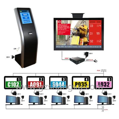 China Geben Sie arabisches mehrsprachiges Kunden-GegenWarteschlangensystem Stand LCD frei zu verkaufen