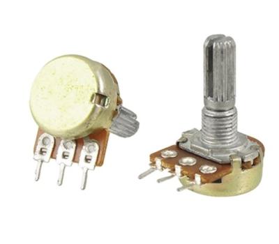 China Click noise; center detents Wh148 10k china best selling stereo volume control knob potentiometer for sale