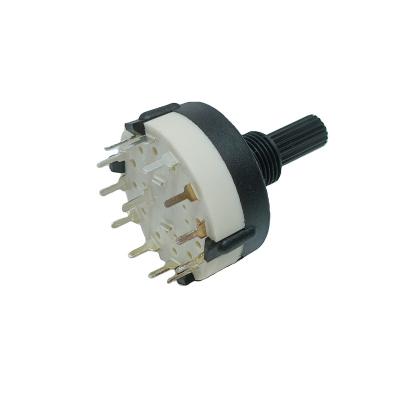 China Long Life 26mm Polse 3 4 Position Rotation Digital Precision Rotary Switch For Home Appliances R26 for sale