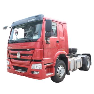 China BRAND NEW SINOTRUK HOWO	Tractor Head Truck 6 Tire Heavy Duty Trailer Head 4X2 266-420Hp 6100x2500x3150 for sale