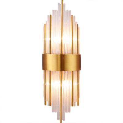 China 2020 Modern New Design Hotel Bedroom Crystal Modern Decor Indoor Wall Lamp Crystal for sale