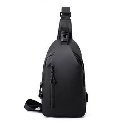 China Waterproof Customized LOGO Fashion chest bag shoulder strap adjustable messenger chest bag design custom chest bag for sale