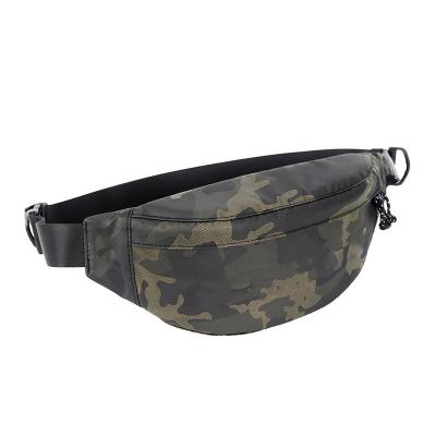 China Water proof Custom Causal Outdoor Fashion Street Canvas Large Capacity Crossbody Phone Travel Fanny Pack Waist Bag for sale