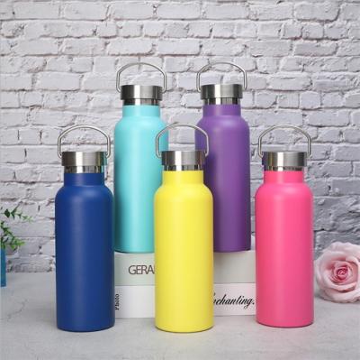 China PORTABLE Wide Mouth Stainless Steel Water Bottle Vacuum Flask Thermoses With Handle Lid for sale