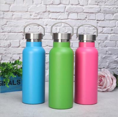 China Powder Coating Stainless Steel PORTABLE Vacuum Flask Insulated Water Bottles for sale