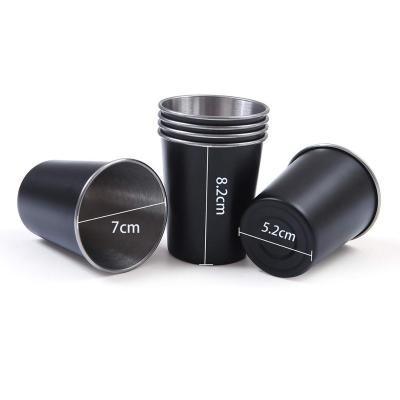 China Viable 8 oz BPA Free Stainless Steel Cup Metal Pint Cups Drinking Glasses for Kids or Adults for sale