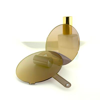 China Manufacture Factory Simple PC Mirror Coating Lenses UV Protection Colored Sunglasses Coating Lenses for sale