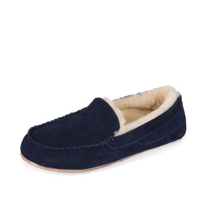 China Fashion\Comfortable\Durable Handmade Cow Suede Men Sheepskin Moccasin Shoes for sale