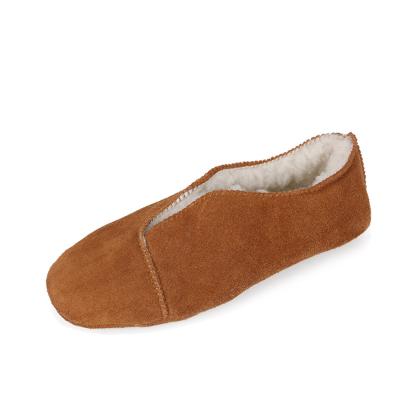 China Fashion\comfortable\durable furry soft sole wool striped bedroom warm slipper loafer indoor shoes for sale