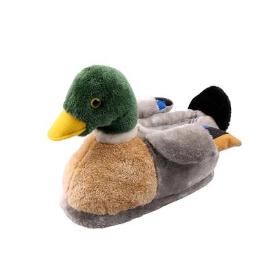 China Fashion\New Winter 3D Character Duck Shape Home Shoes Comfortable\Durable Cute Animal Plush Slippers for sale