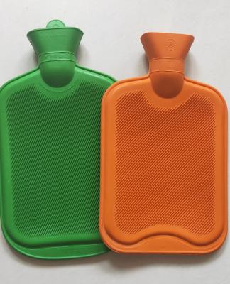 China Hot water put inside hot water bottle with bright color and good quality for sale