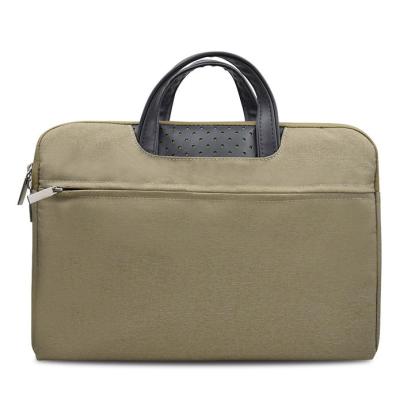 China Hot Selling Genuine Nylon Briefcase Shockproof Handbag 15 Inch Laptop Bag For Men for sale