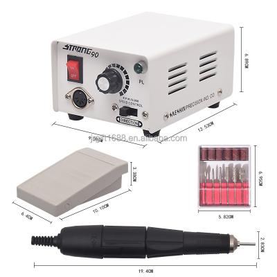 China Used for wholesale nail art nail polishing 65W 40000rpm nail drill machine for professional nail salon for sale