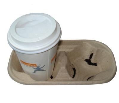 China 2 Disposable Paper Cup Coffee Or Drink Disposable Biodegradable Holder for sale