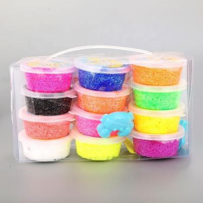 China 2019 Multicolor Funny Decompression New Arrival Snowflake Cotton Mud Release Sludge Toys for sale