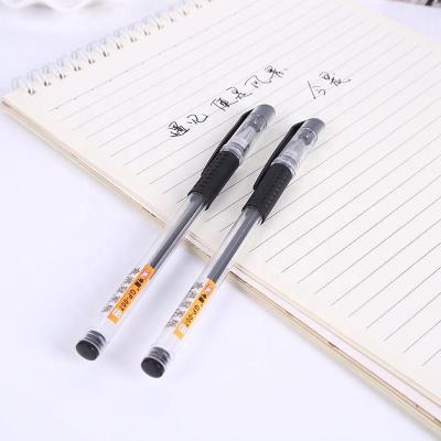 China Best seller normal cheap transparent pen body gel ink pen advertising plastic promotional gel pen for sale