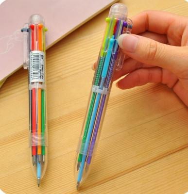 China office & 2019 Good School Pen Latest Arrival Writing Durable 6 Colors Ballpoint Pen Press Pen for sale