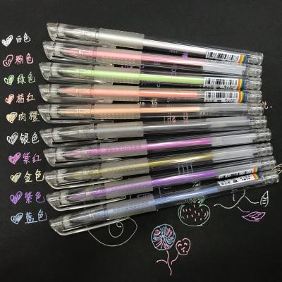 China 2019 Normal Professional Made Good Writing Painting High-grade Multicolor Waterproof Gel Pen for sale