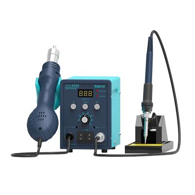 China Machine repair shops SBK8586 two-in-one hot desoldering hot desoldering soldering air gun station BGA rework tool LED digital display wholesale for sale