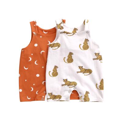 China Other Moon And Summer Design Baby Animal Sleeveless Romper Jumpsuits Newborn Baby Clothes Infant Clothing Rompers for sale