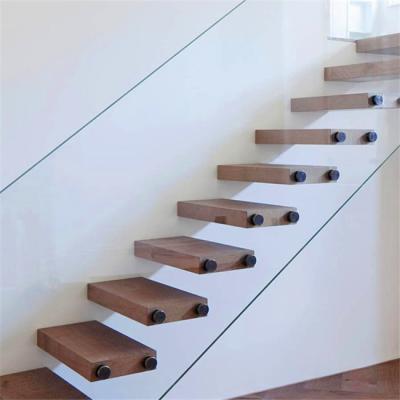 China Modern Indoor Hydraulic Retractable Floating Staircase For Small Space for sale