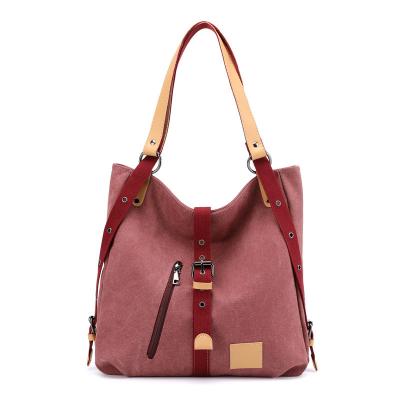 China 2022 Fashion Tote Bag Wholesale Canvas Portable Shoulder Bag For Women for sale