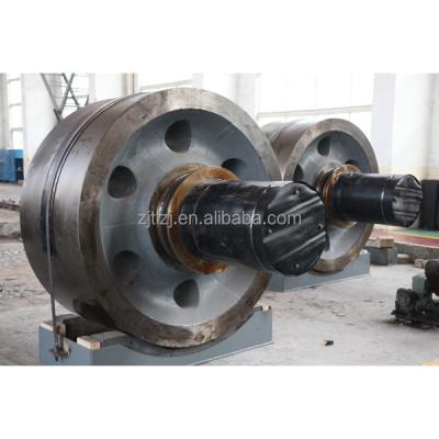 China energy & Large Size Casting Steel Rotary Kiln Support Mining Wheel For Sale zu verkaufen