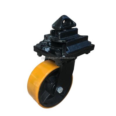 China Swivel 6x3 Inch Container Casters Wheels With Doule Lock Heavy Duty for sale