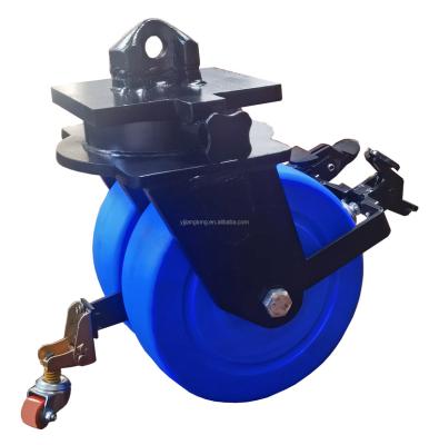 China - Safety container caster heavy duty strolly wheel caster wheels, with 35 tons 35000kgs load for 4pcs for sale