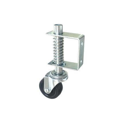 China Spring loaded PIVOT 50mm door caster wheel for sale