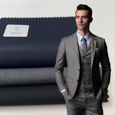 China Anti-Static Stain Goods Twill TR Twill Mens Suit Fabric for sale