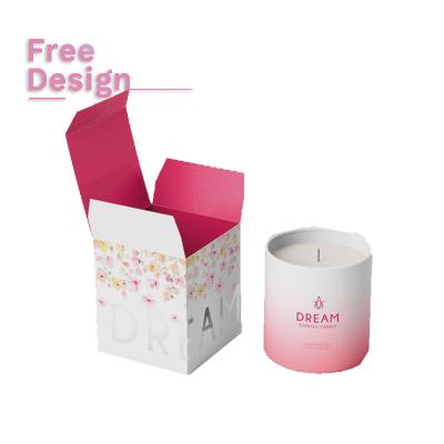 China Custom Luxury Black Gift Recyclable Perfume Candle Warm Tender Paper Box Packaging Luxury Candle Packing Packaging Boxes For Candle Jar for sale