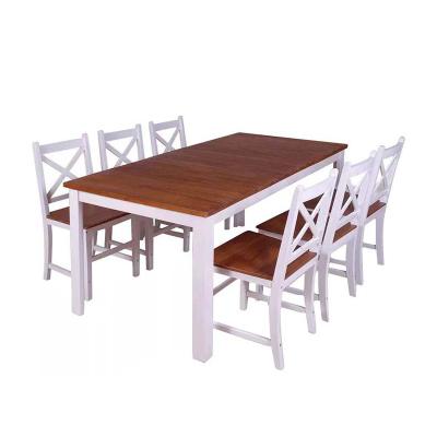 China Beautiful New Design Popular Quality Wood Game Designer Dining Table Sets And Chair Wood Furniture for sale