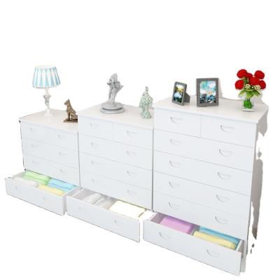 China Modern Adjustable (Height) MDF (Height) Wooden Bedroom Furniture Adjustable Dressers With Drawers for sale